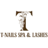 T Nail Spa & Lashes Brown Logo