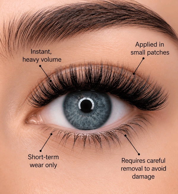 Cluster lashes